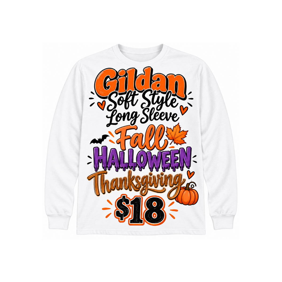 Gildan Soft Style Long Sleeve