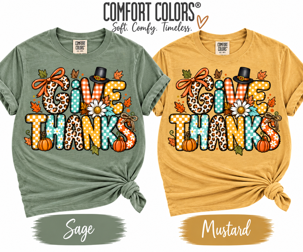 GIVE THANKS retro