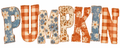 PATTERNED PUMPKIN