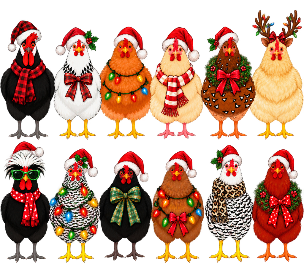 cluck cluck Merry Christmas