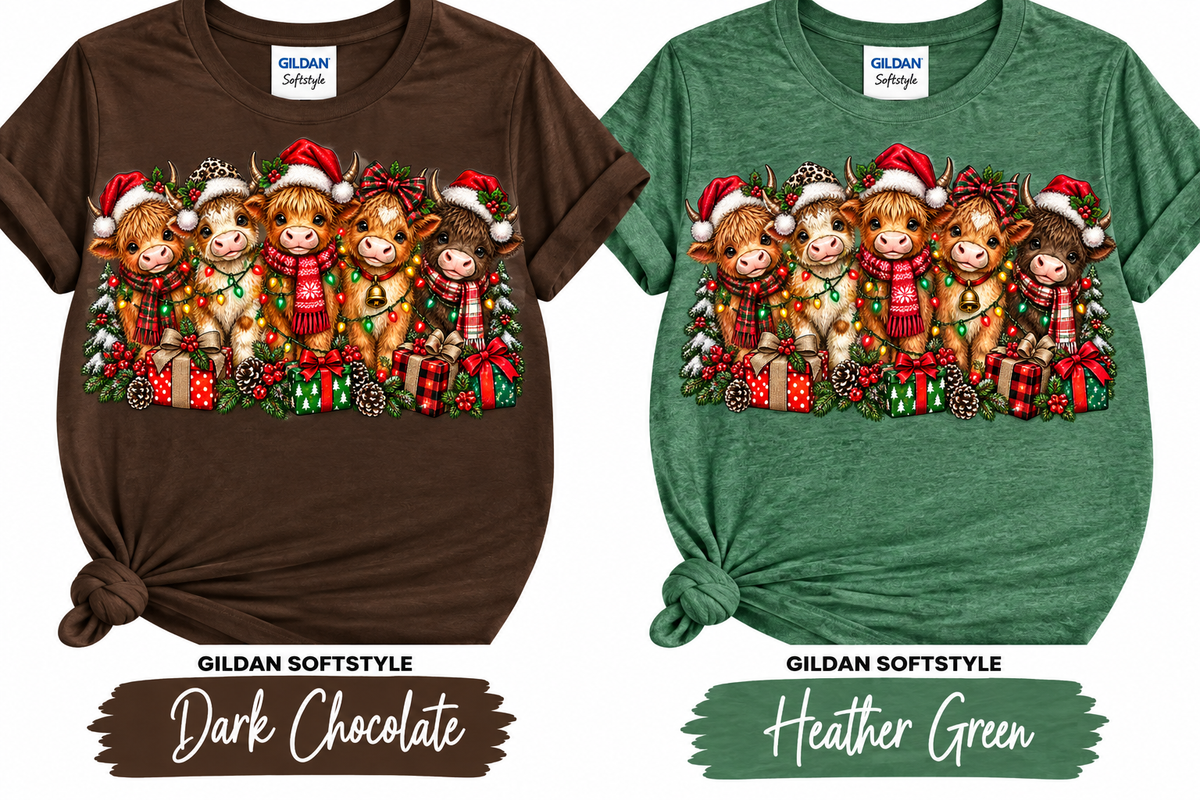 Highland Calves Christmas cuteness