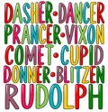 REINDEER NAMES