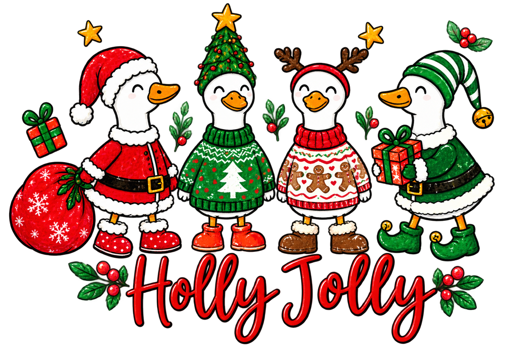 Holly Jolly Silly Goose