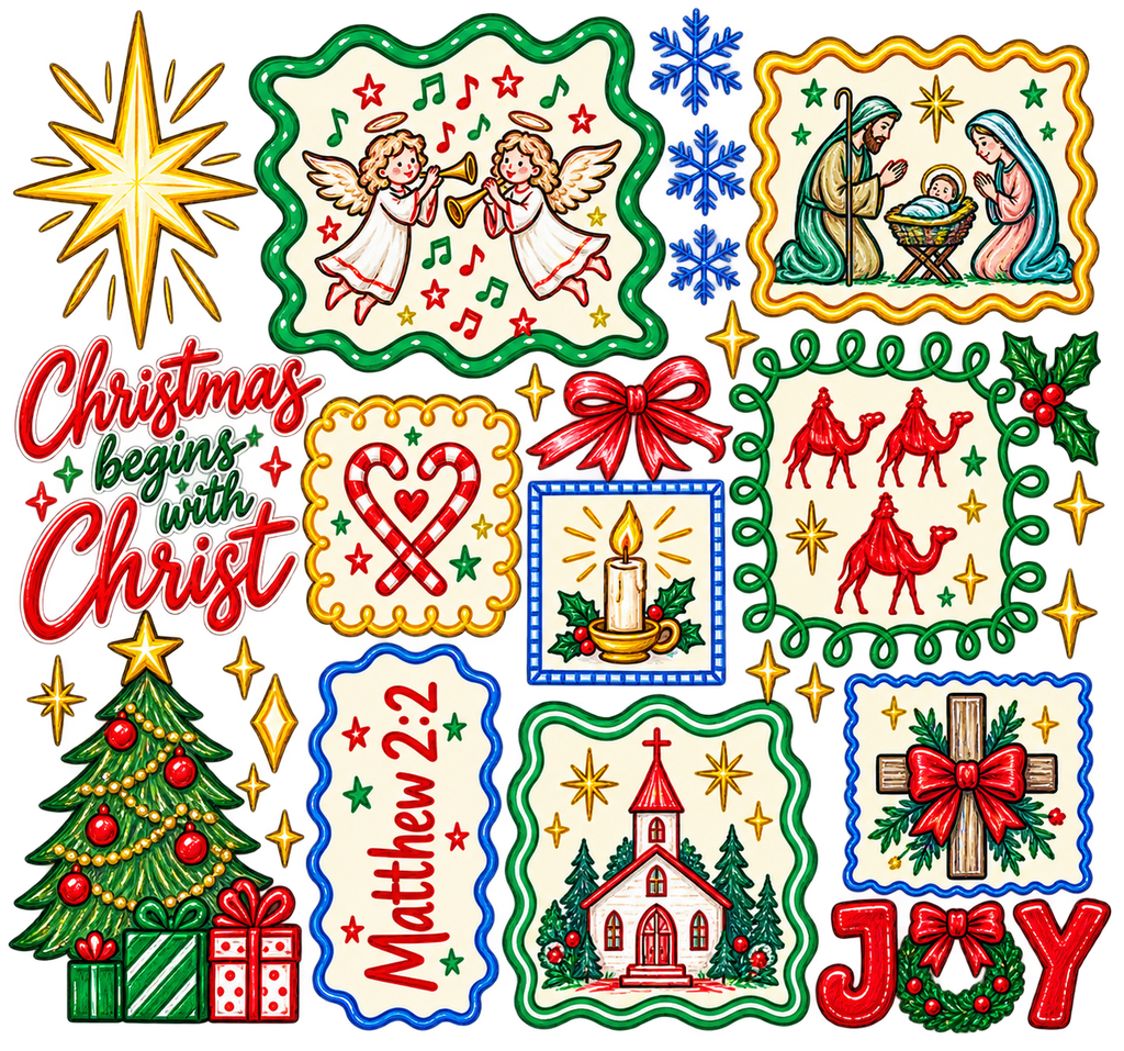 CHRISTMAS FRAMED COLLAGE