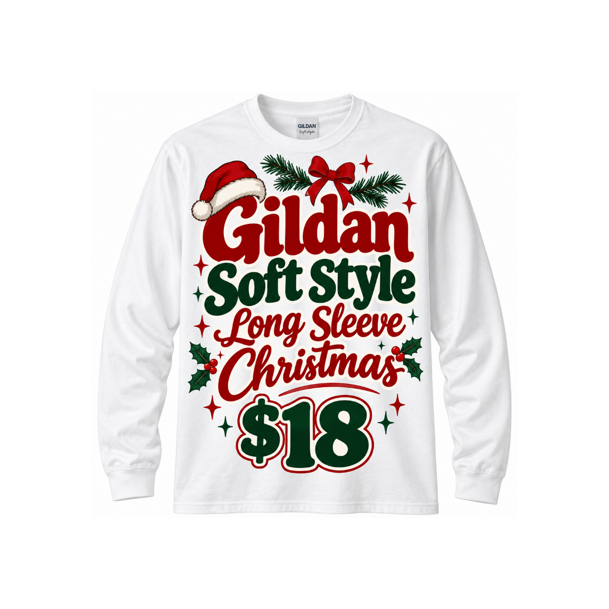 Gildan Soft Style Long Sleeve (Christmas)